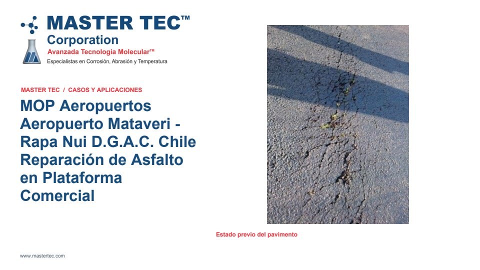 Portada - Mop Aeropuerto - Rapa Nui - Master Tec