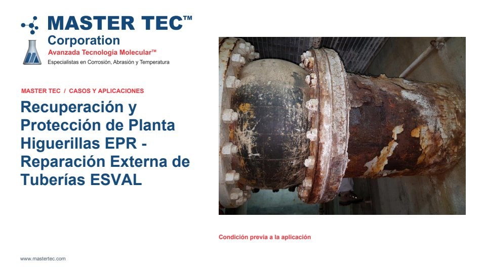 Portada - Master Tec - Master Ceramic EPR - Esval Higuerillas
