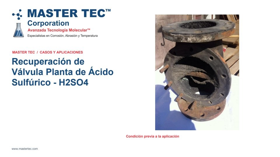 Portada - Recuperación de Valvula Planta de Ácido Sulfúrico