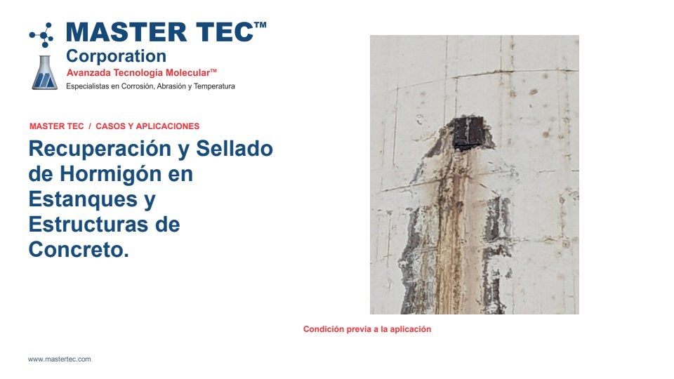Portada - Recuperación y Sellado de Hormigon en Estanques y Estructuras